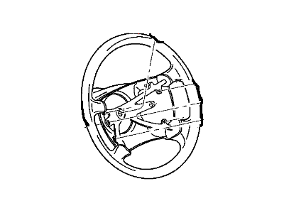 1999 Dodge Durango Steering Wheel - 5GC421X9AF