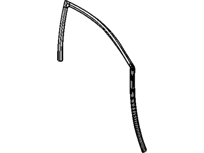 Mopar 4814622AD WEATHERSTRIP-Front Door Glass