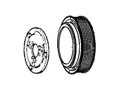 Mopar 68087443AA PULLY Kit-A/C Compressor