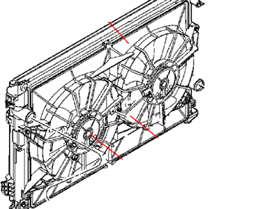 2004 Chrysler Pacifica Radiator - 2AMR2702AA