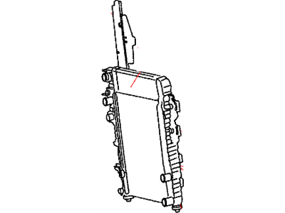 Mopar 5183562AA Engine Cooling Radiator