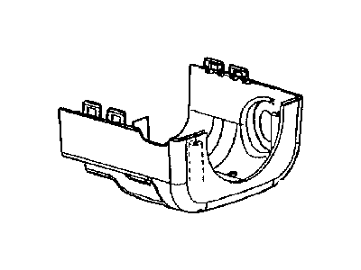 2004 Chrysler PT Cruiser Steering Column Cover - SL55XDVAC