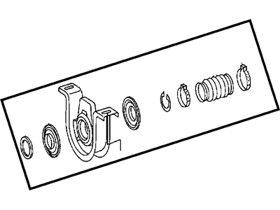 Mopar 68006649AA Bearing-Drive Shaft