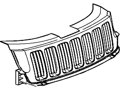 Mopar 1ZW79DX8AA Grille-Radiator