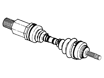 Mopar 4641856AA Axle Half Shaft