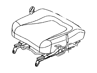 2001 Chrysler Prowler Seat Cushion - RV331AZAA