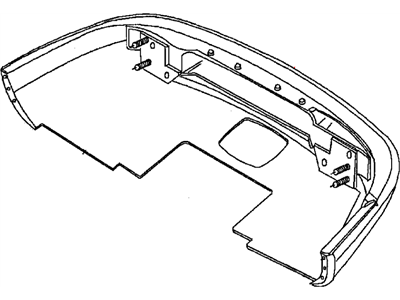 Mopar SV631YRAA Rear Bumper Cover