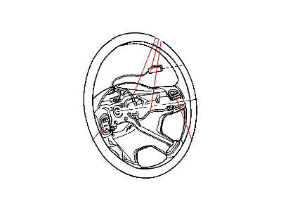 2007 Jeep Liberty Steering Wheel - 5GG25DX9AK