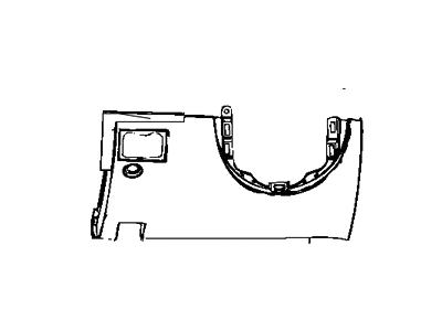 Jeep Grand Cherokee Steering Column Cover - 6LB84LR9AA