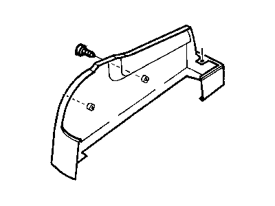 Mopar UD841L5AA Shield-Front Power Seat ADJUSTER