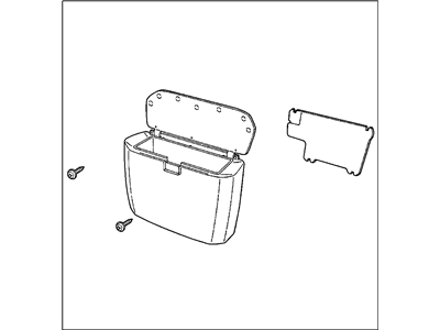 Mopar 82204626 Console-Rear