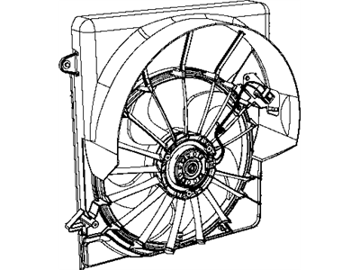 Jeep Liberty Cooling Fan Assembly - 68033228AA