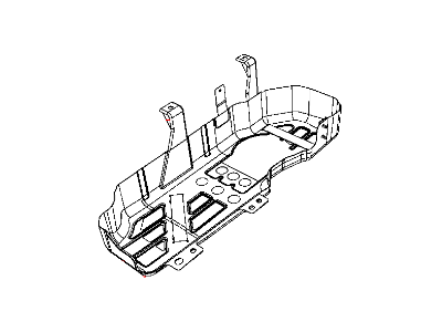 Mopar 52125081AD Plate-Fuel Tank