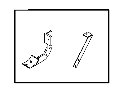 Mopar 68020973AA Bracket Kit-Side Step