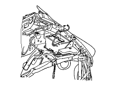 Mopar 56000966AD Battery Positive Wiring