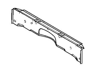 Mopar 5104050AA REINFMNT-Rear Bumper