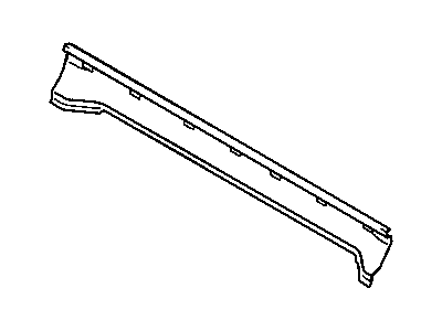 Mopar 5104159AA REINFMNT-Rear Bumper