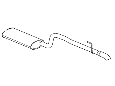 2002 Jeep Grand Cherokee Tail Pipe - E0021426AA