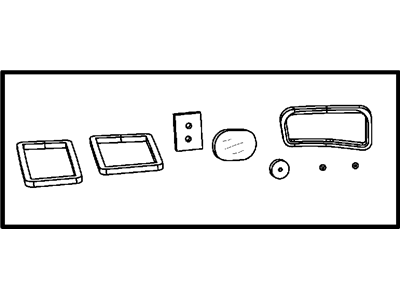 Mopar 68068725AA Seal Kit-A/C And Heater Unit