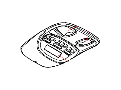 2009 Dodge Ram 2500 Dome Light - 5JG631D1AA