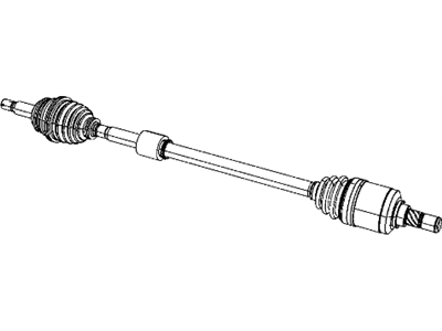 Mopar 5105772AG Axle Half Shaft Right