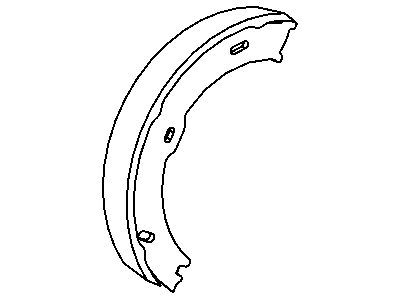 Mopar 68026168AA Parking Brake Shoe