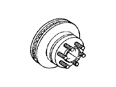 1995 Dodge Ram 1500 Wheel Hub - 52008218