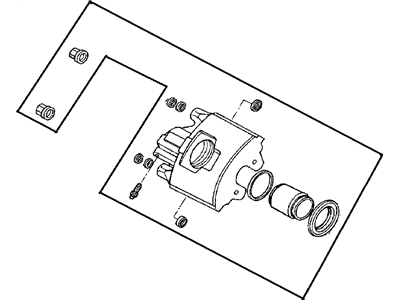 Dodge Ram 1500 Brake Caliper - 4746367