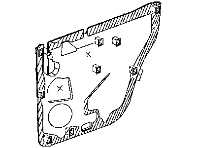 Mopar 55256689AC Shield-Rear Door