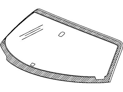 Mopar 5086542AA Windshield-Shipping Assembly - 05 Lite