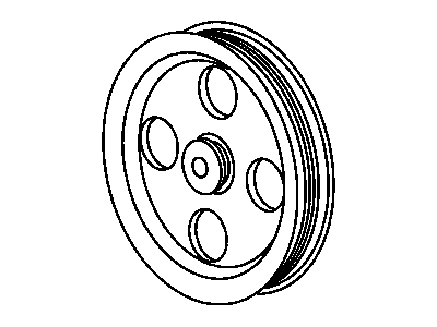 Mopar 53013688AC Pulley-Power Steering Pump