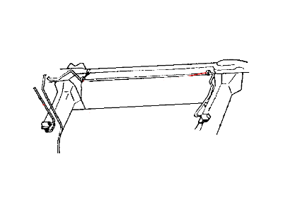 2001 Dodge Ram Van Brake Line - 52009443AD