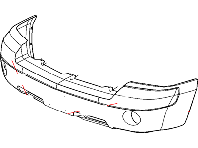 Mopar 5JL34TZZAD Front Bumper Cover