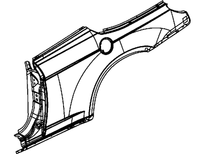 Mopar 5115132AJ Panel-Quarter