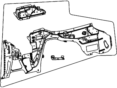 Mopar 5008755AK Panel-Quarter Inner