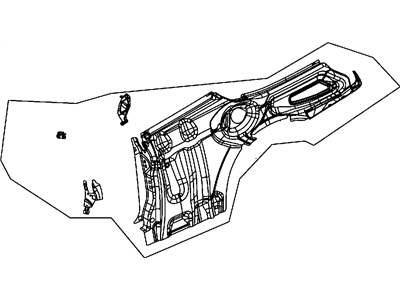 Mopar 4389896AH REINFMNT-Quarter Panel