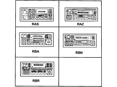 Mopar 4704383AF Radio-AM/FM With Cd And Cassette