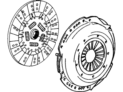 Mopar 4856013 CLTCH Kit-Pressure Plate And Disc