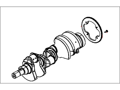 2016 Ram 2500 Crankshaft - 4893356AA