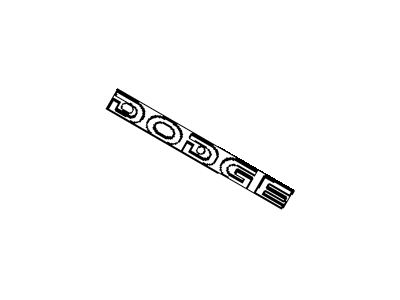 Mopar 57010592AA Nameplate