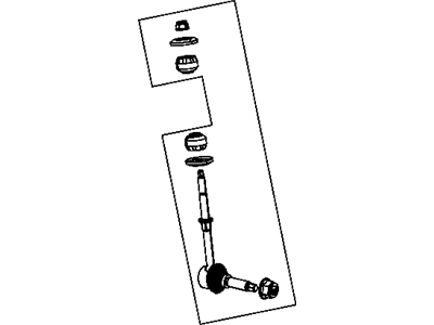 Mopar 68001734AB Link Kit-STABILIZER Bar