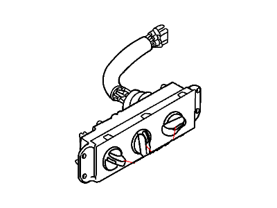 Mopar 55037611AA Air Conditioner And Heater Control