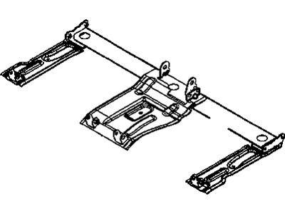 Mopar 5175227AA Frame-Rear Seat Cushion