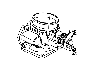 2003 Jeep Liberty Throttle Body - 53013359AC