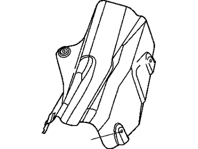 Mopar 5278046AB Shield-Converter UNDERBODY