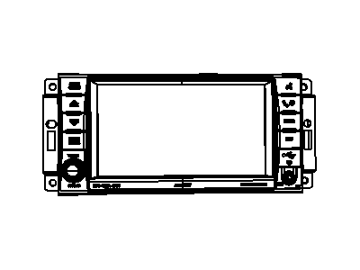 Mopar 5064402AJ Radio-AM/FM/DVD/HDD/NAV/SDARS