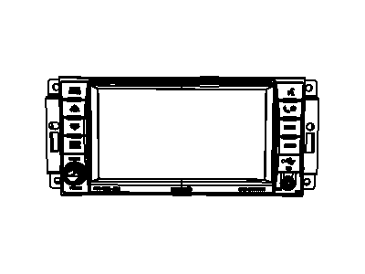 Mopar 5064245AH Radio-AM/FM/DVD/HDD/MP3/SDARS/RR