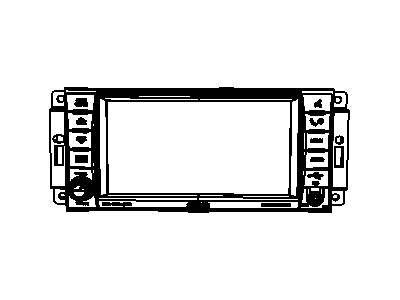 Mopar 5064248AH Radio-MW/FM/DVD/HDD/MP3/REAR Camera