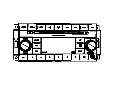 Mopar 5064421AD Radio-AM/FM/CD/SDARS