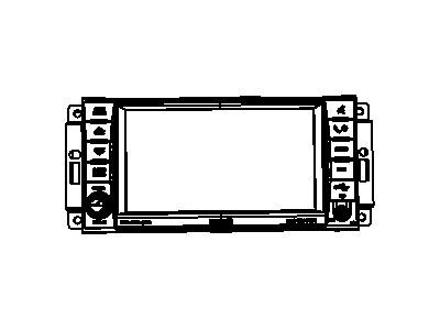 Mopar 5064739AD Radio-AM/FM/DVD/HDD/NAV/SDARS